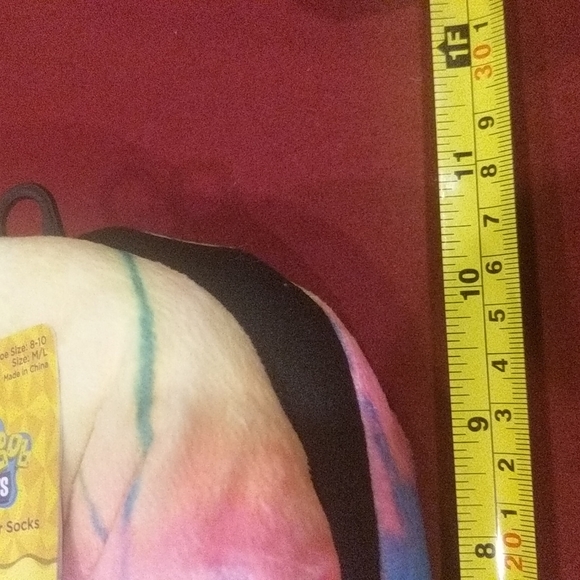 SpongeBob SquarePants Slipper Socks. M/L - Picture 7 of 8